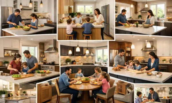 7 best kitchen layouts for families